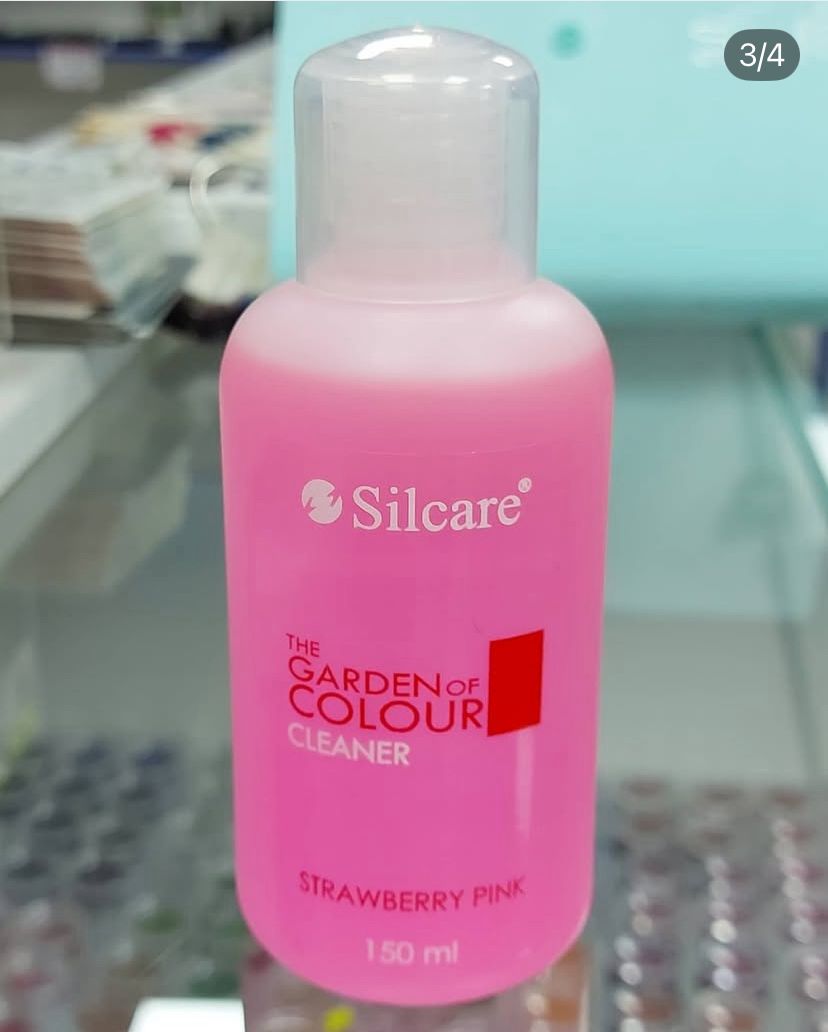 SILCARE The Garden of Colour Nail Plate Cleaner Strawberry Pink 150ml