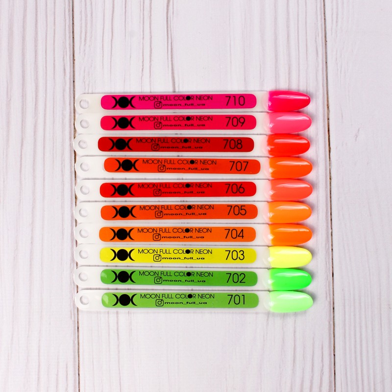 Gel-Nagellack Moon Full 8ml. Neonfarbe №709