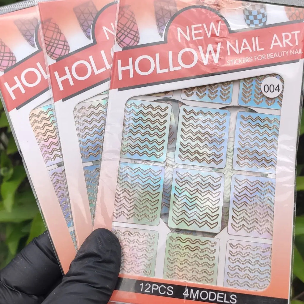 Nageldesign Schablone # 4