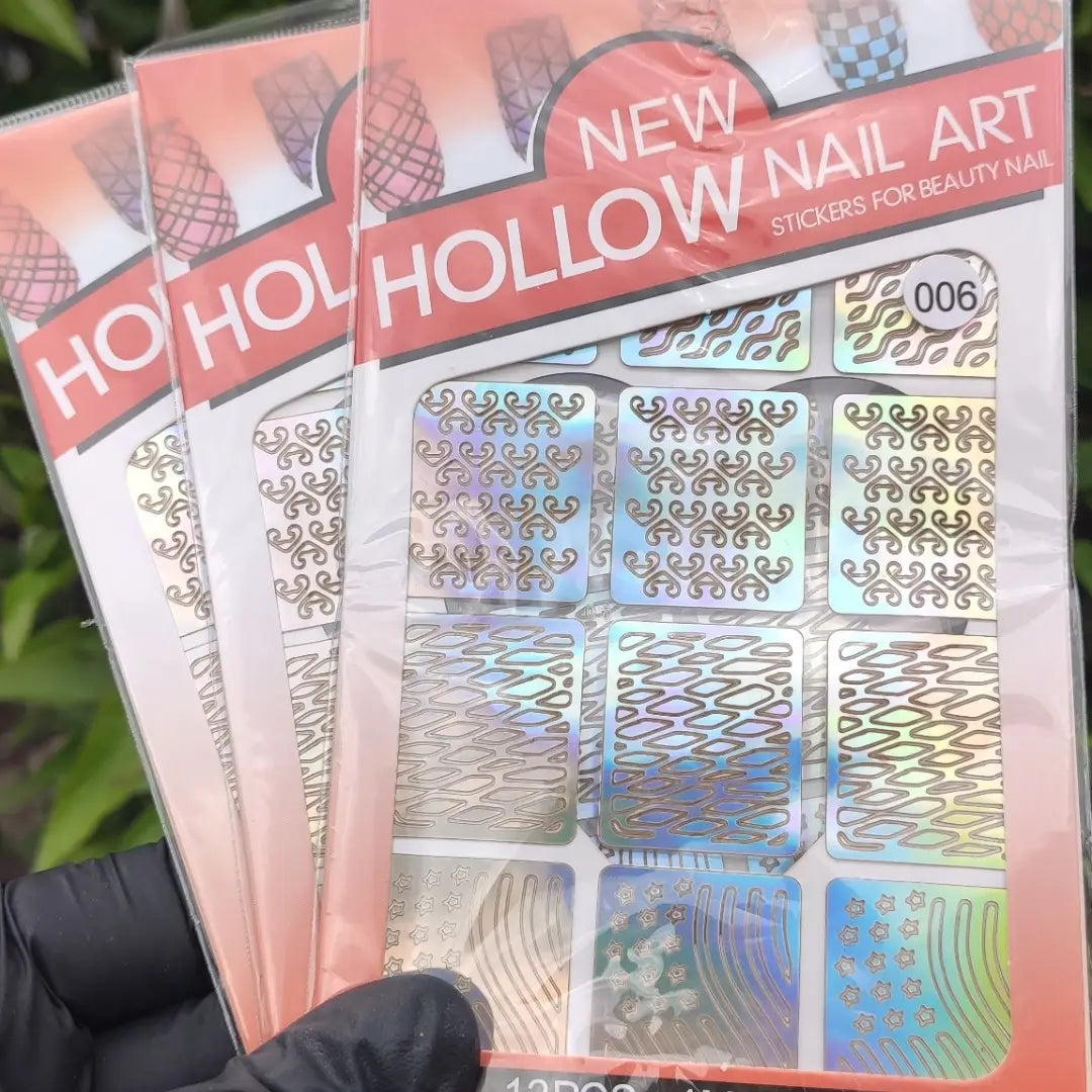 Nageldesign Schablone # 6