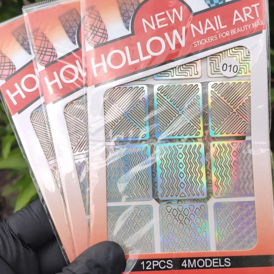 Nageldesign Schablone # 10