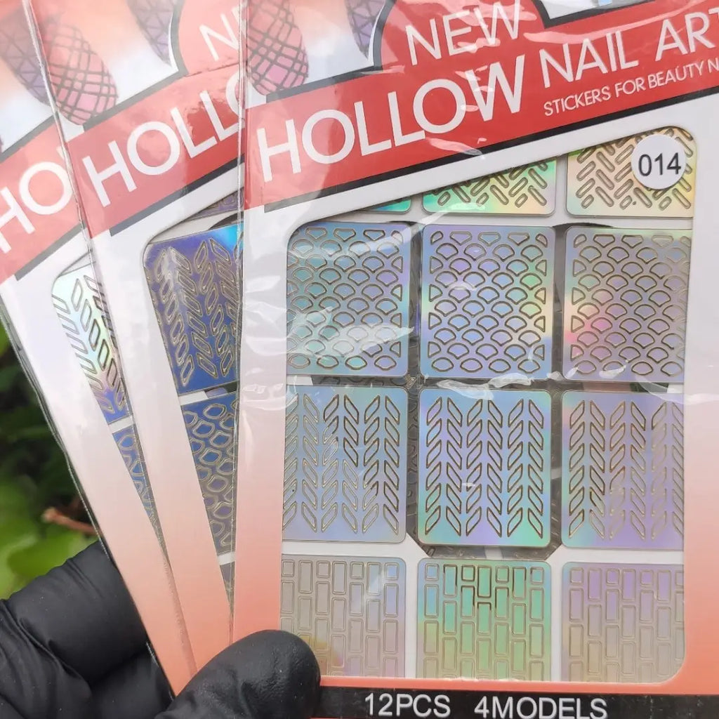 Nageldesign Schablone # 14