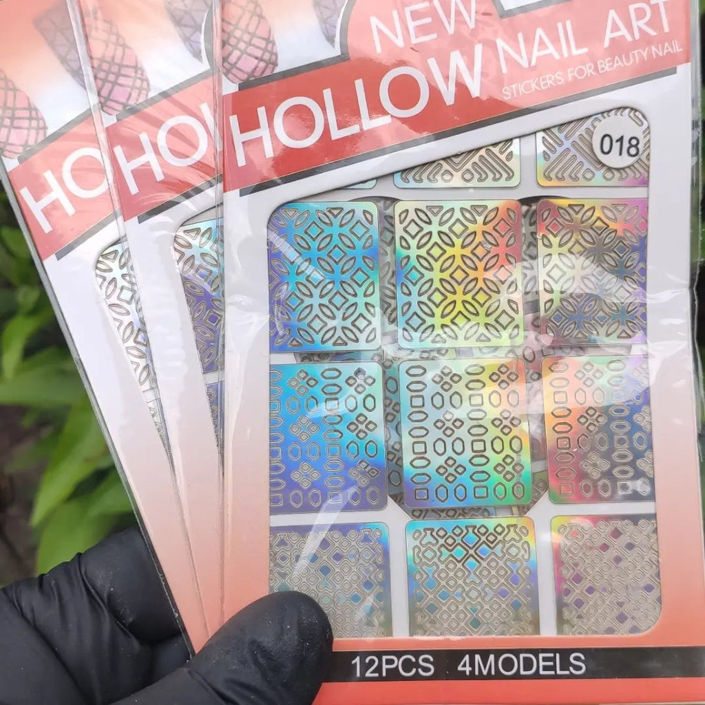 Nageldesign Schablone # 18