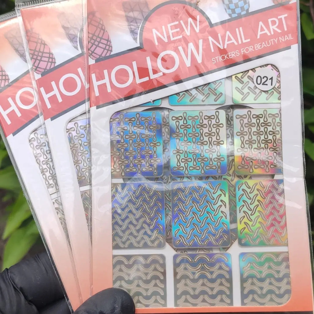 Nageldesign Schablone # 21