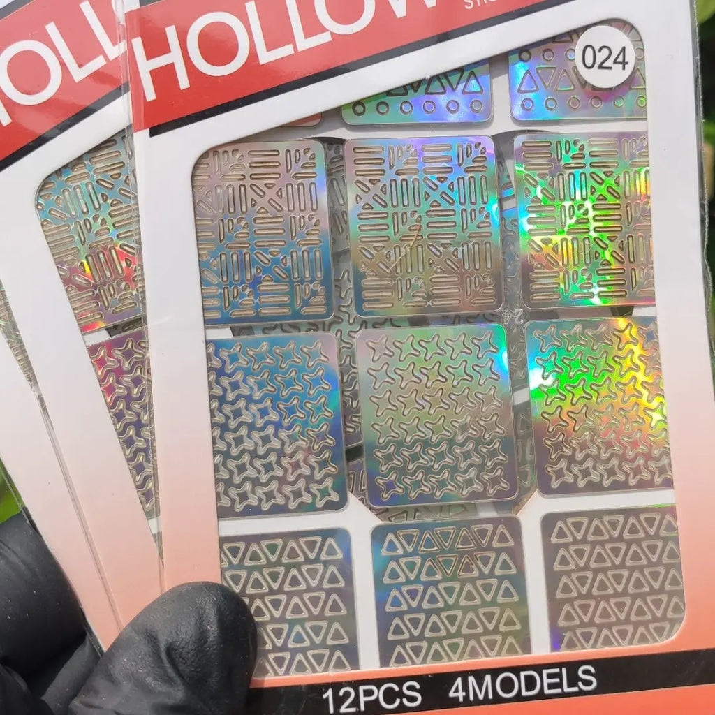 Nageldesign Schablone # 24