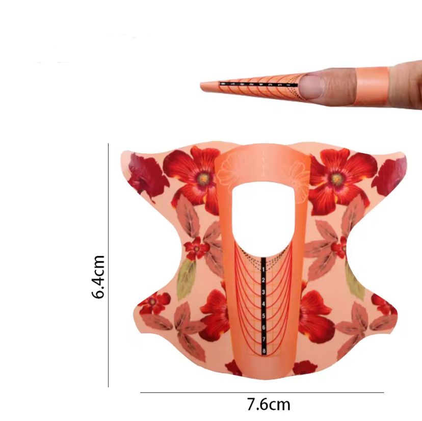 Schablonen für Nagelverlängerungen 25stk.