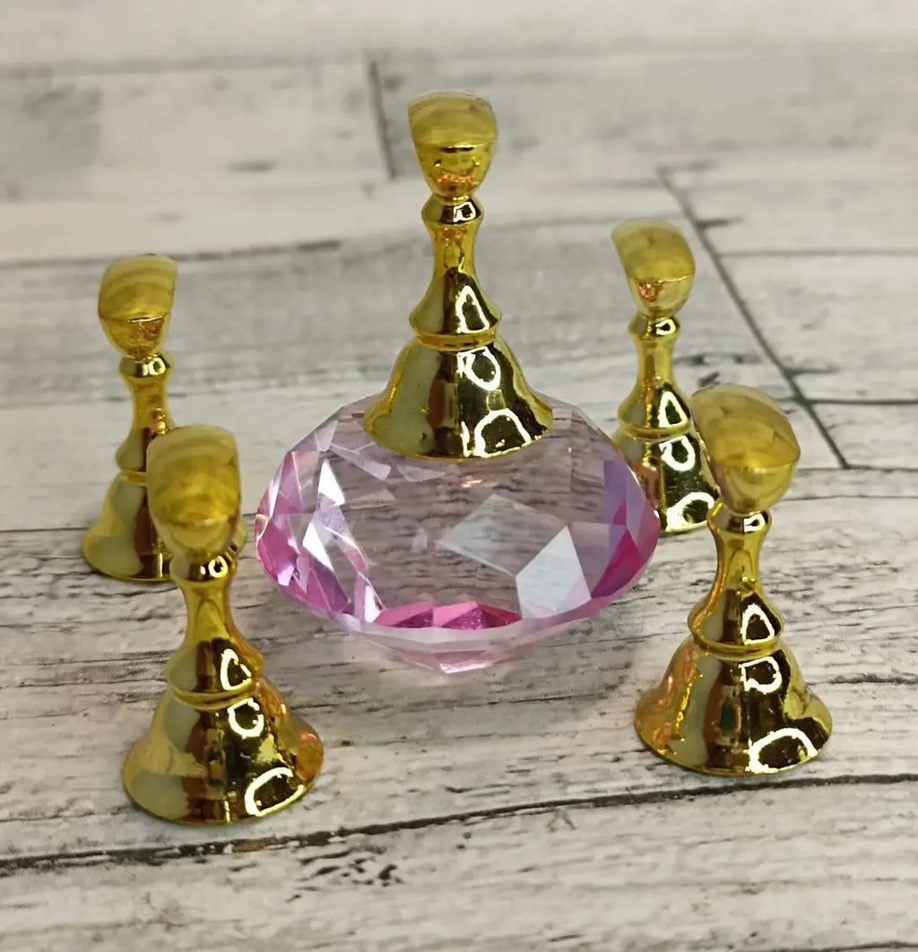 Magnetischer Spitzenständer  5 Stück gold