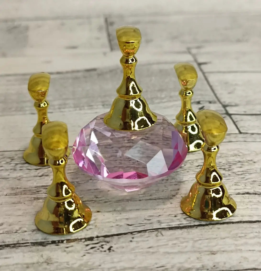 Magnetischer Spitzenständer  5 Stück gold