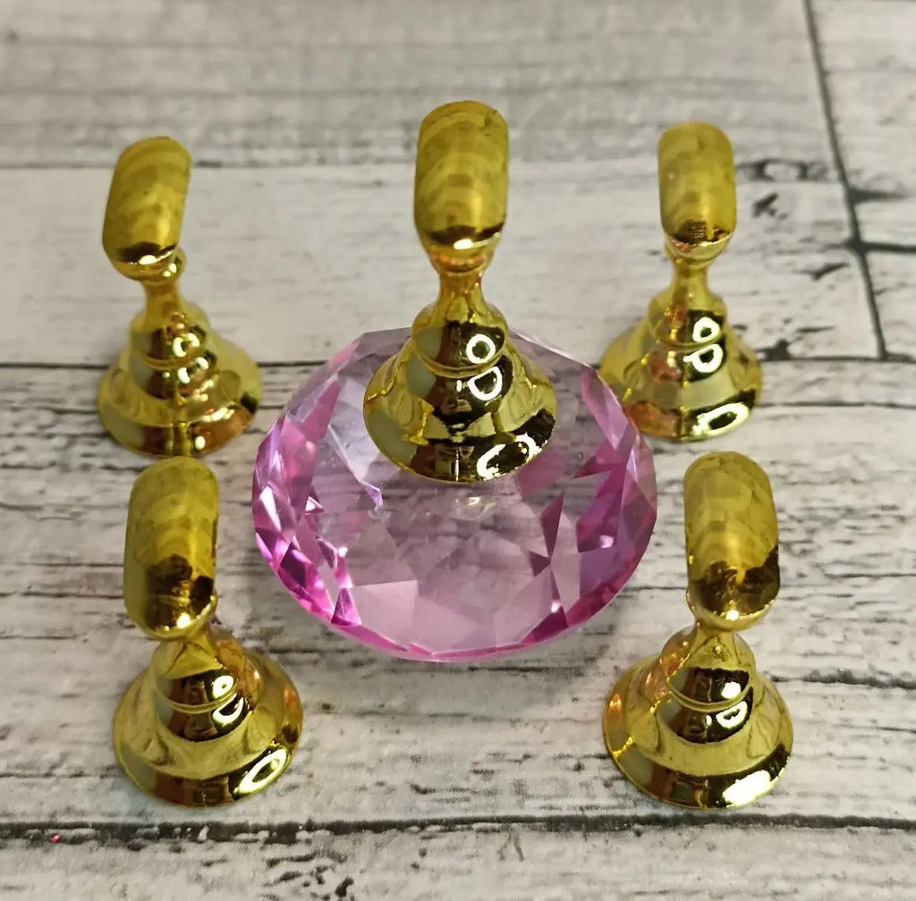 Magnetischer Spitzenständer  5 Stück gold