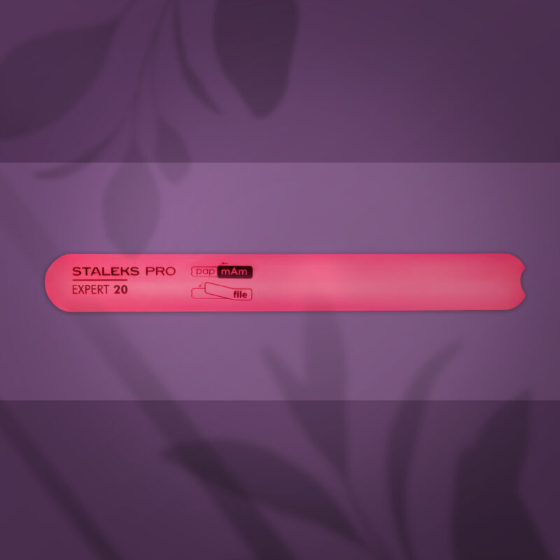 Gerade abgeschrägte Kunststofffeile (Basis) Staleks Pro EXPERT 20