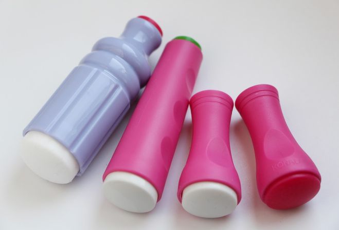 Rosa Stempel zum Stempeln