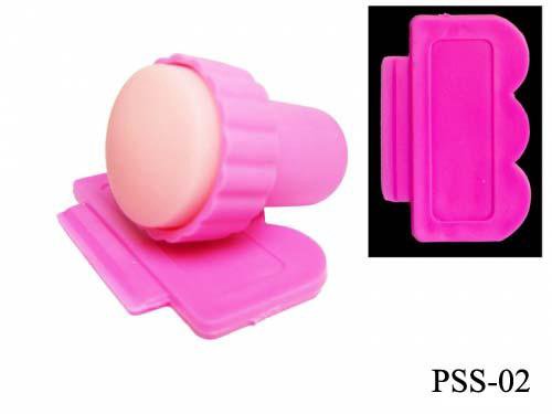 Rosa Stempel zum Stempeln , klein