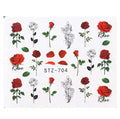 Wasserabziehbilder  STZ-704 Blumen