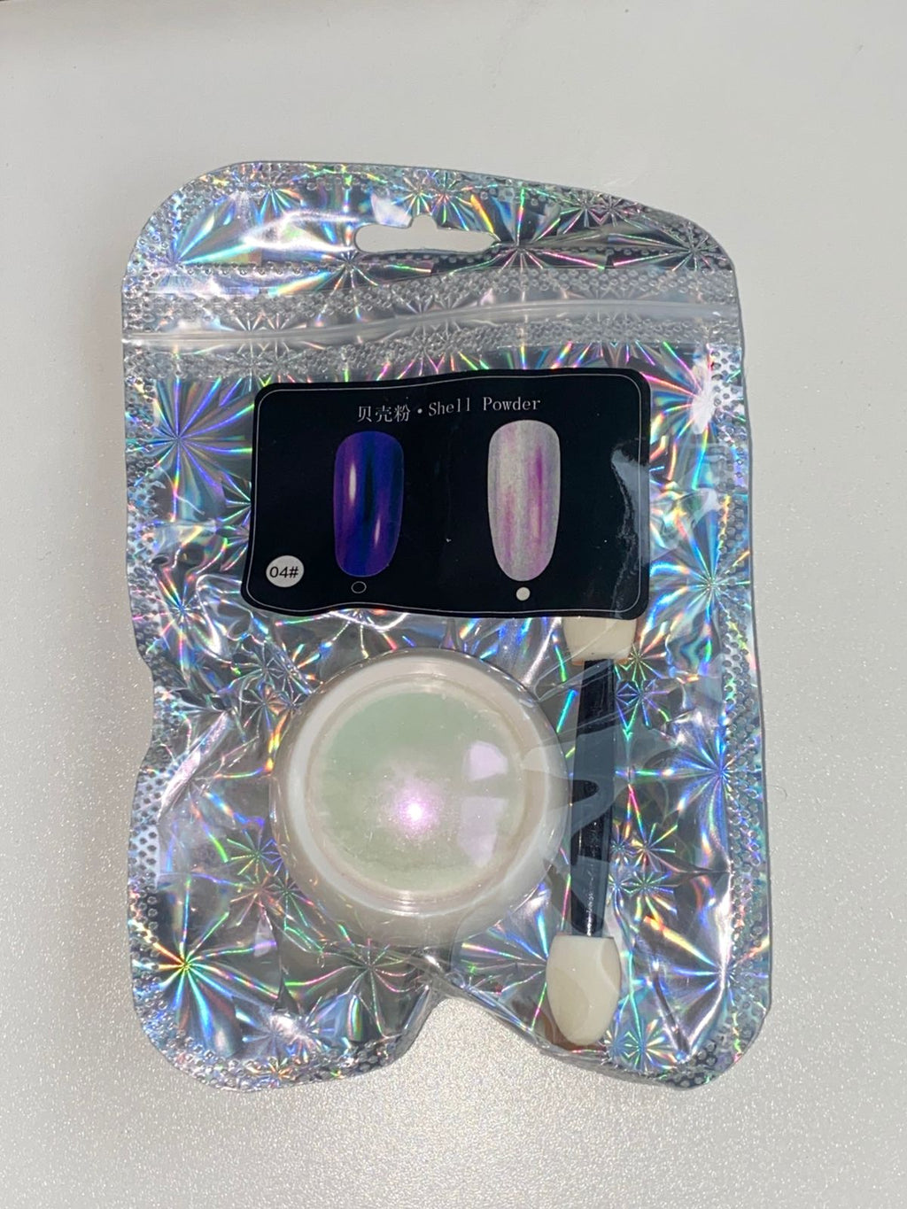 reiben für Nägel Lila # 04