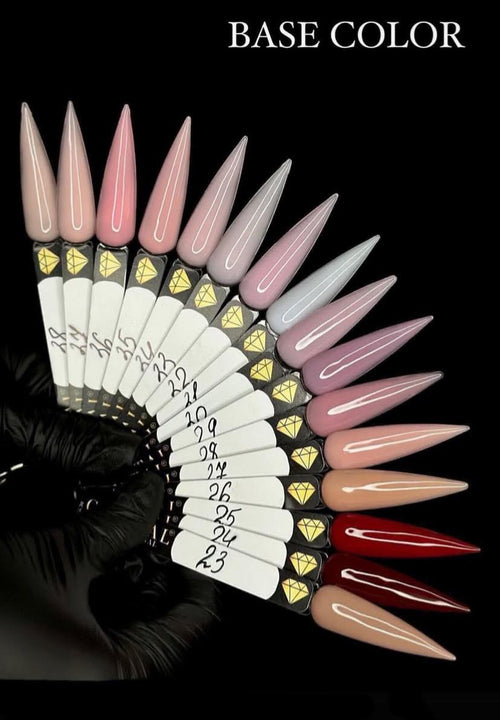 Base für Nägel Crystal Base Color №27, 12 ml. HEMA & TPO Free