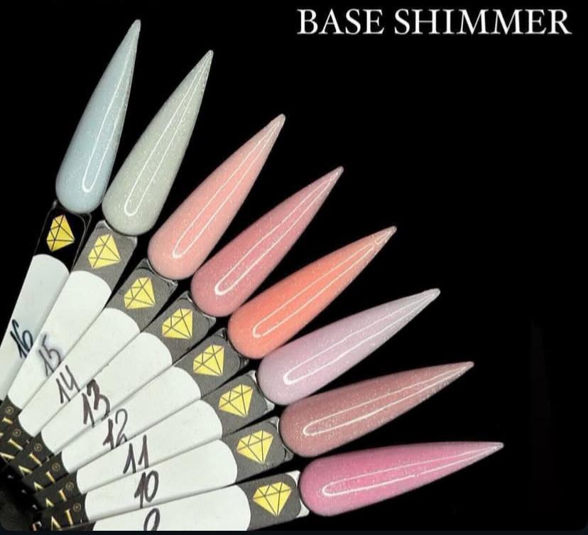 Base Shimmer 12ml. Crystal Professional №9, HEMA & TPO Free