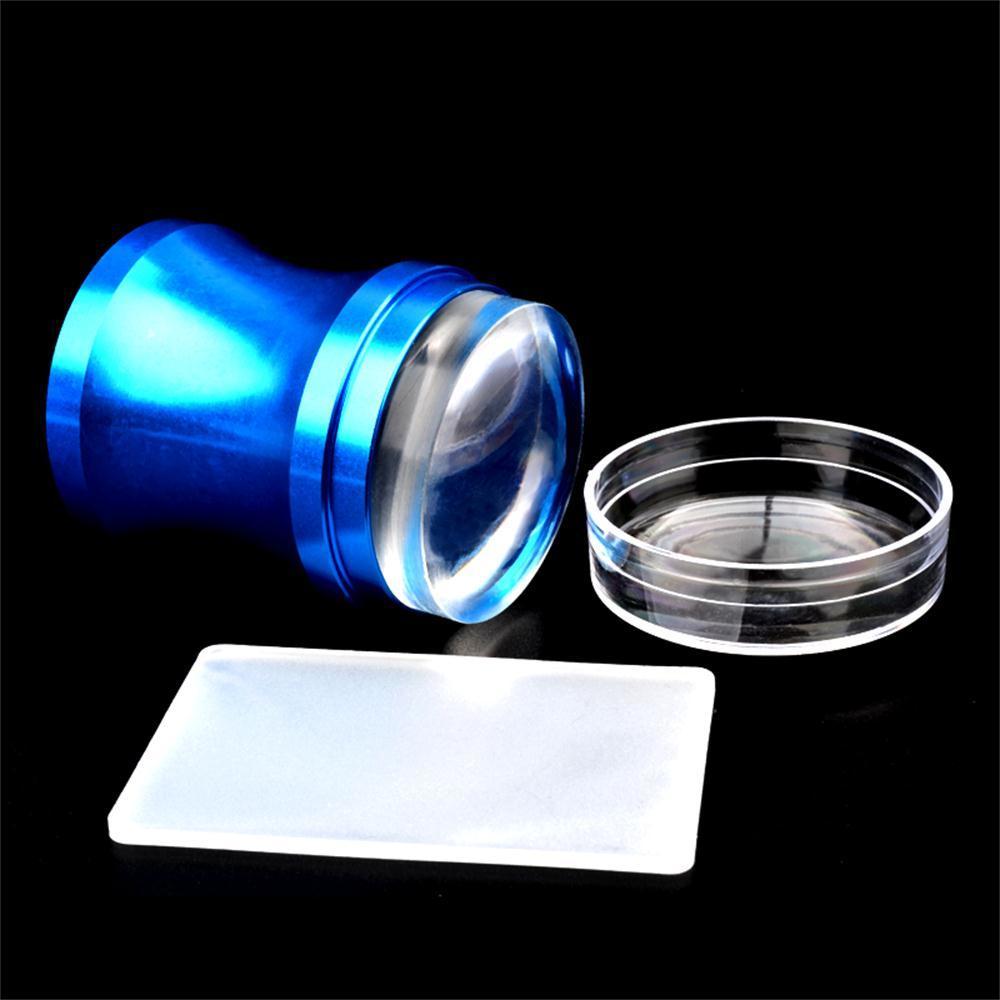 Stempel zum Stempeln von Blau, groß