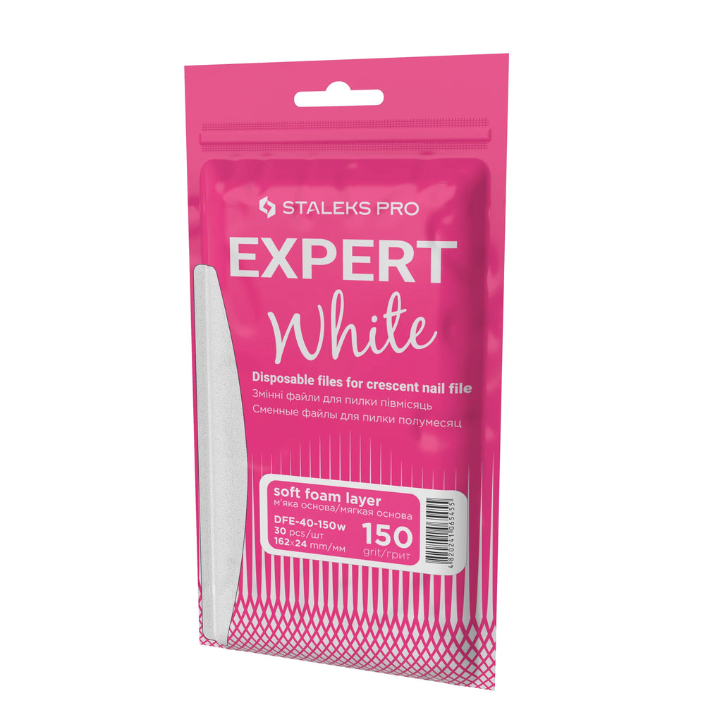 SOFT-Wechselfeilenblätter EXPERT DFE-40, Halbmond, verschiedene Körnungen, Packung 30 Stück
