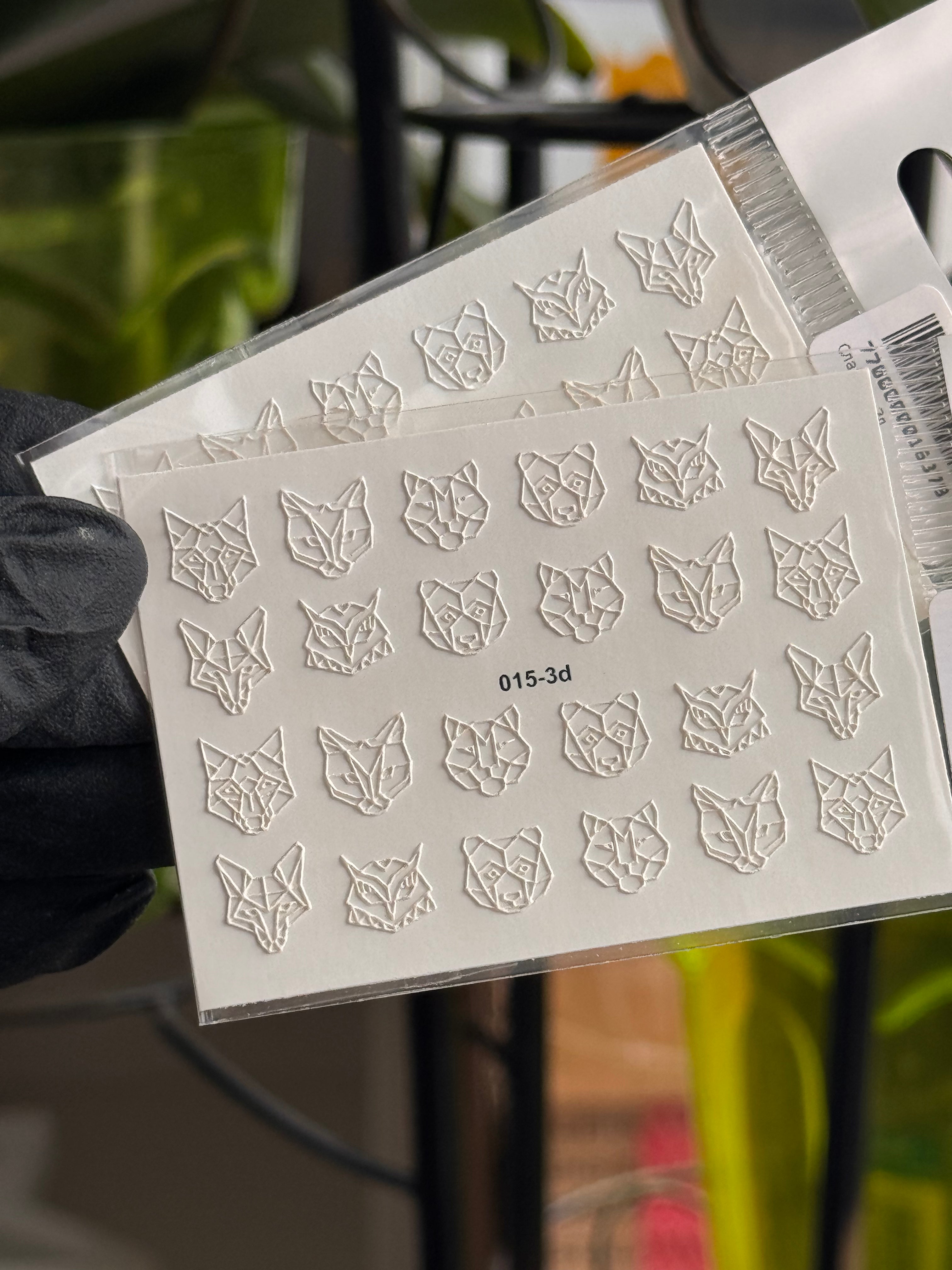 Wasserabziehbilder 3D