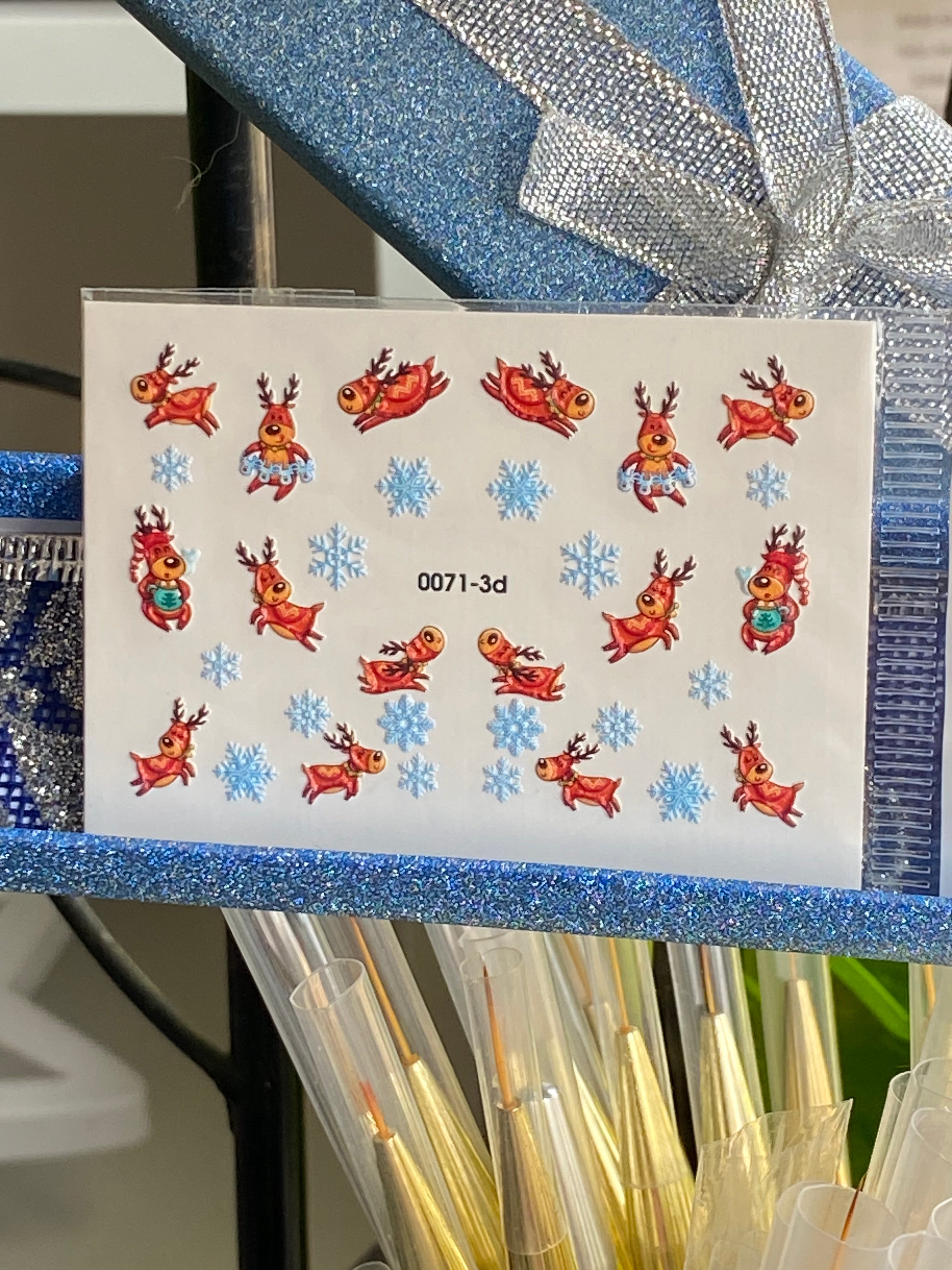 Wasserabziehbilder 3D