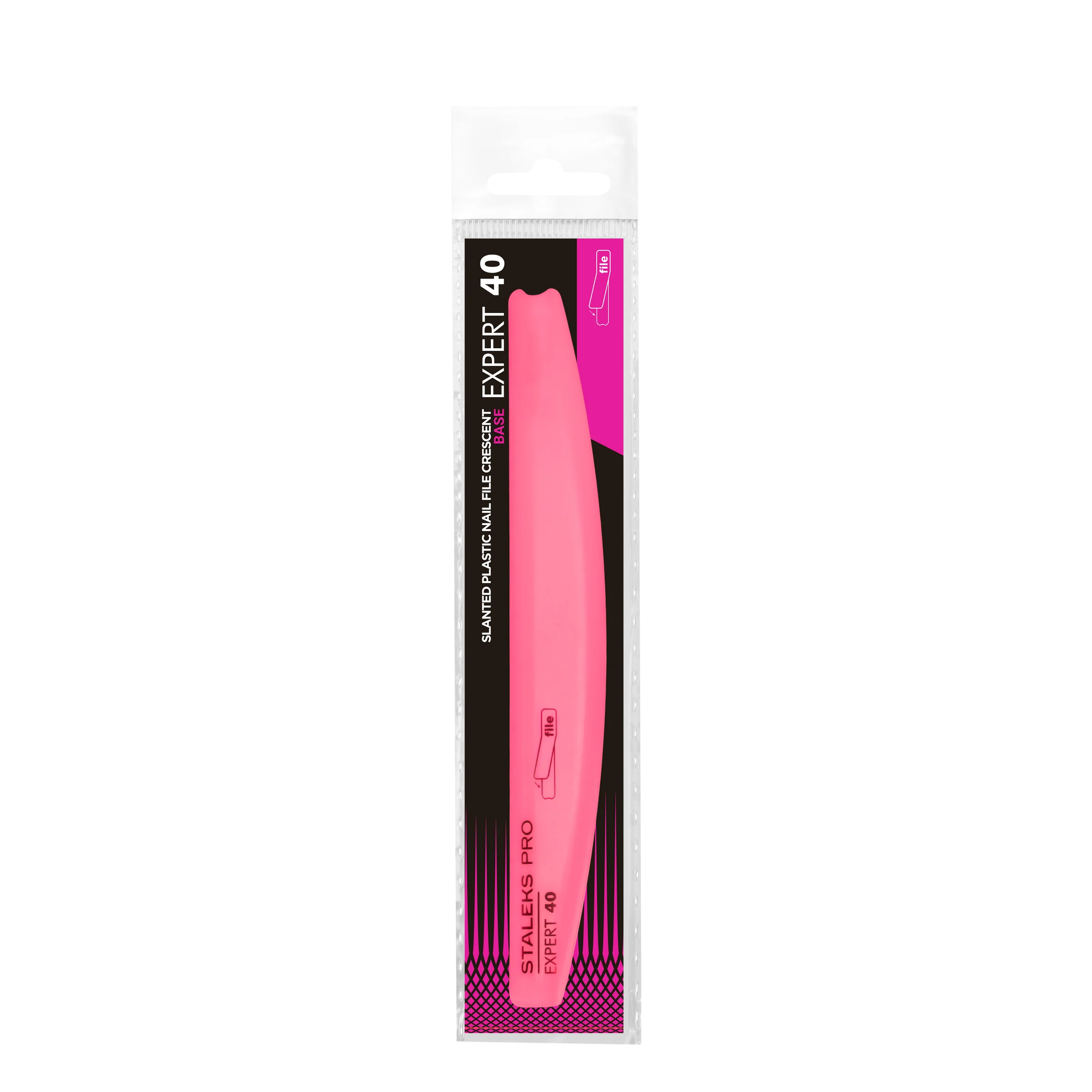 Wechselfeilen-Basis STALEKS EXPERT SPBE-40 aus Kunststoff, Halbmond, einseitig gewölbt