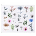 Wasserabziehbilder  STZ-689 Blumen