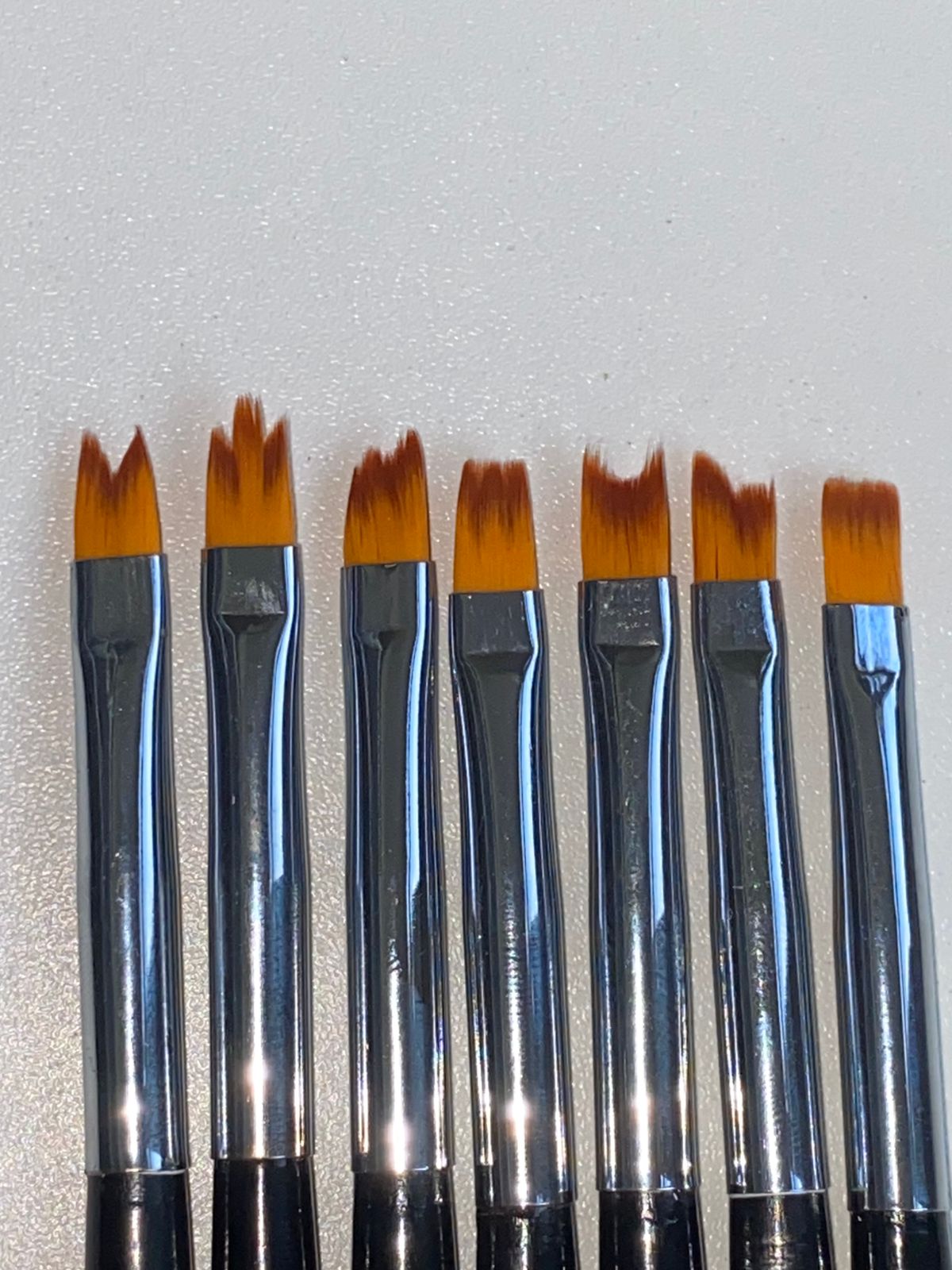 Set mit Pinseln für Nageldesign 7st.