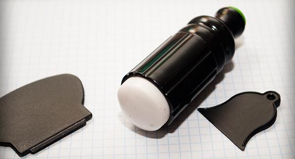 Schwarz Stempel zum Stempeln