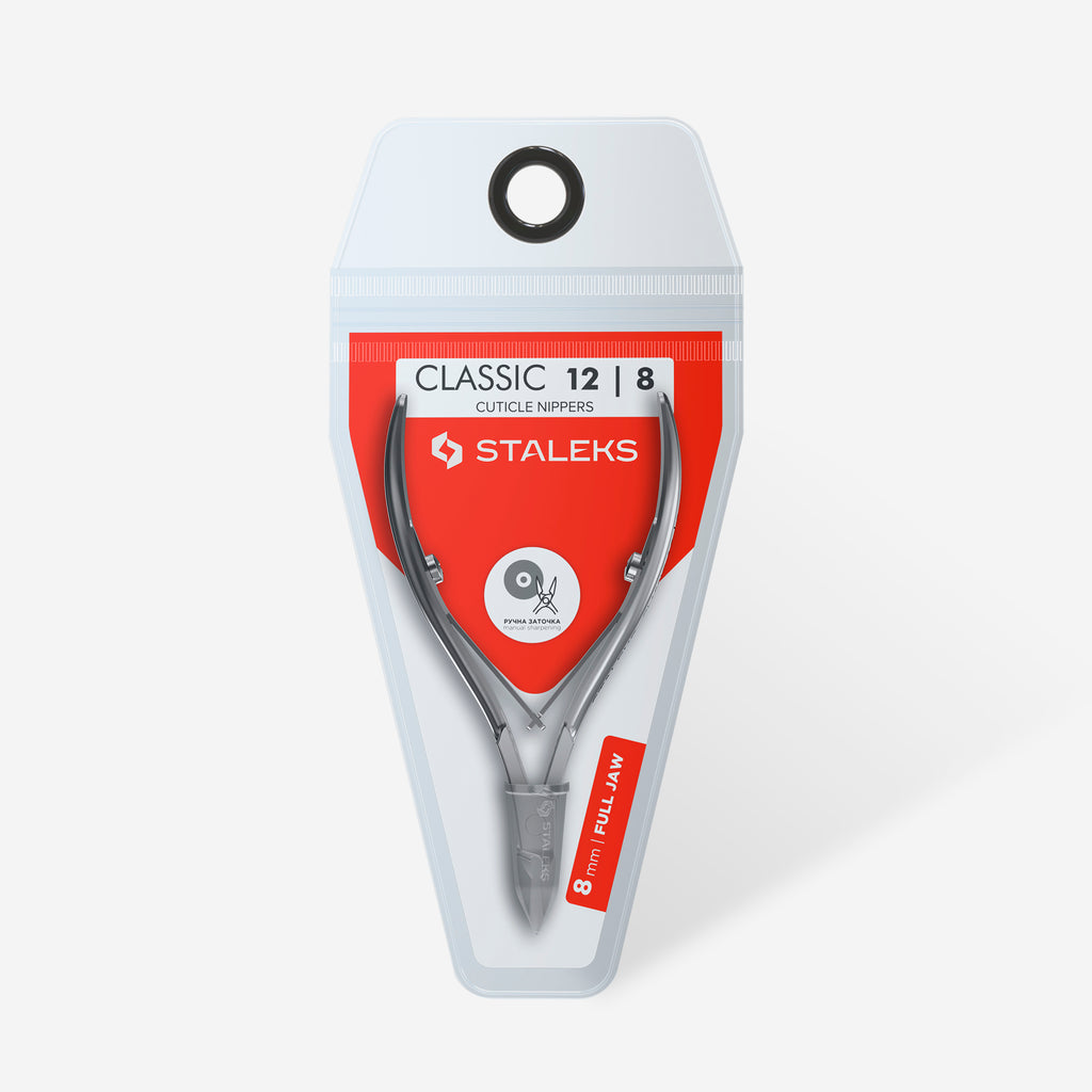 Starke Nagelzange STALEKS Classic, Edelstahl, Klingenlänge 8 mm