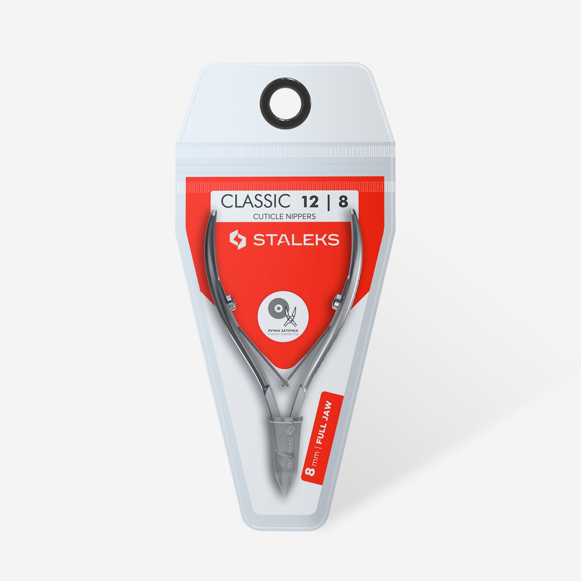 Starke Nagelzange STALEKS Classic, Edelstahl, Klingenlänge 8 mm