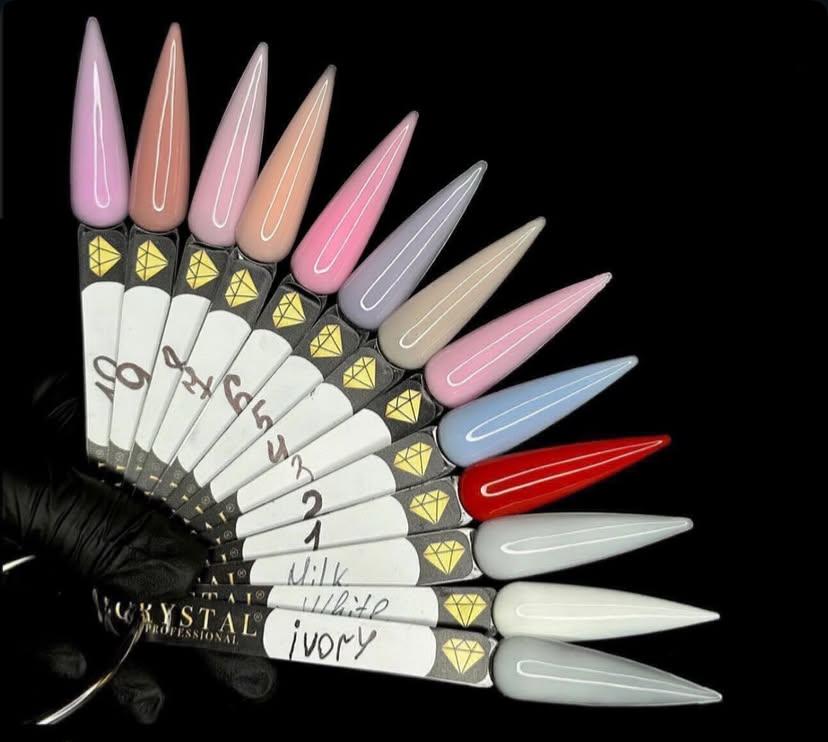 Basis für Nägel 12ml. Crystal Base Color White, HEMA & TPO Free