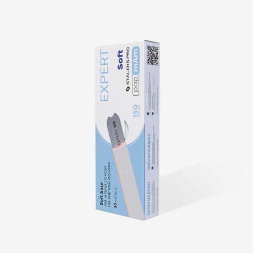 Ersatzfeilen papmAm Weiß EXPERT 20 weiche Basis auf Holzbasis-150grit