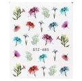 Wasserabziehbilder  STZ-685 Blumen