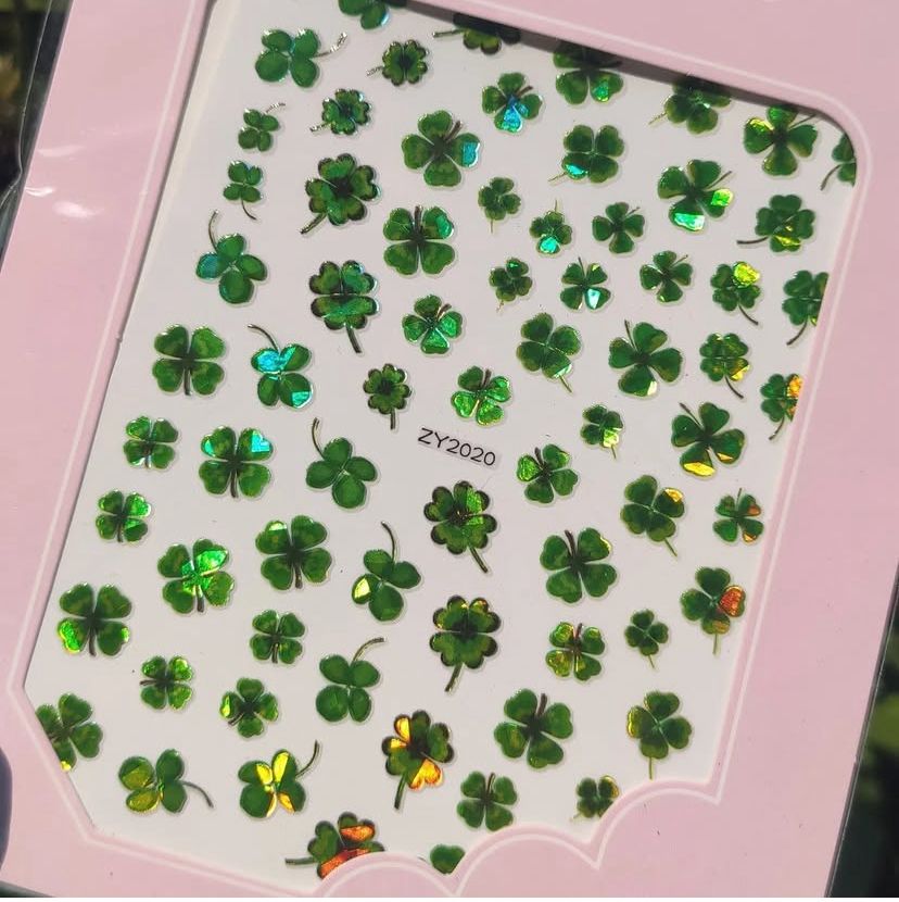 Nagelsticker für Nageldesign mit selbstklebender Rückseite ZY2020
