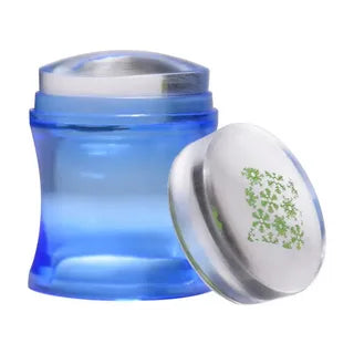 Stempel zum Stempeln von Blau, groß