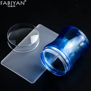 Stempel zum Stempeln von Blau, groß