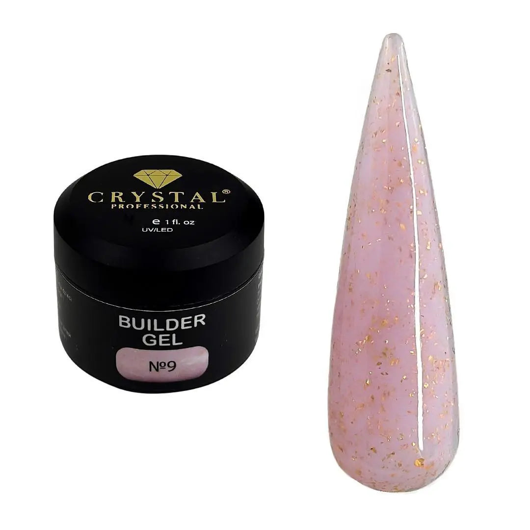 Builder gel 15ml. Crystal Professional №9, HEMA & TPO Free