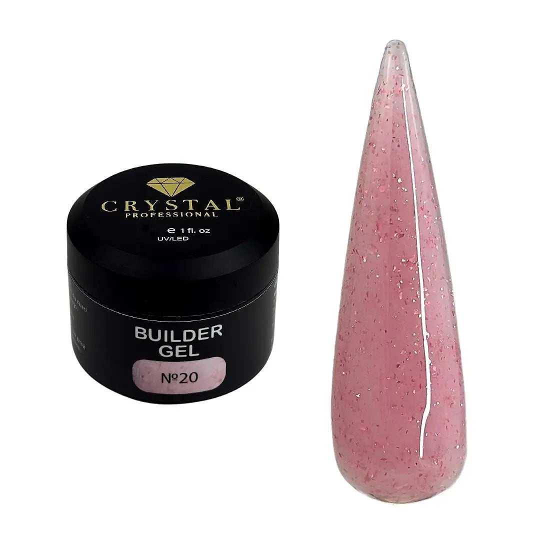 Builder gel 30ml. Crystal Professional №20, HEMA & TPO Free