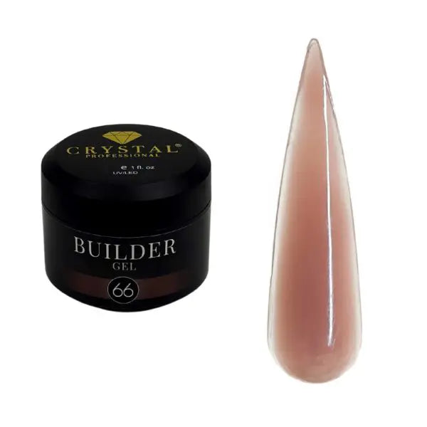 Builder gel 15ml. Crystal Professional №66, HEMA & TPO Free