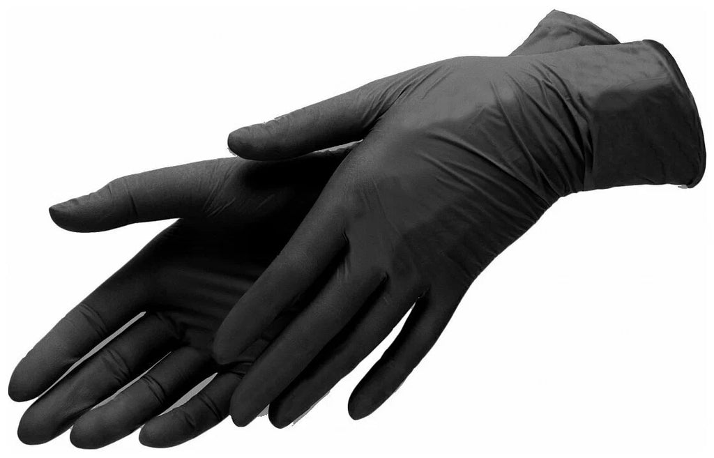 Nitrilhandschuhe puderfrei, ,,S,, 100 Stück , schwarz